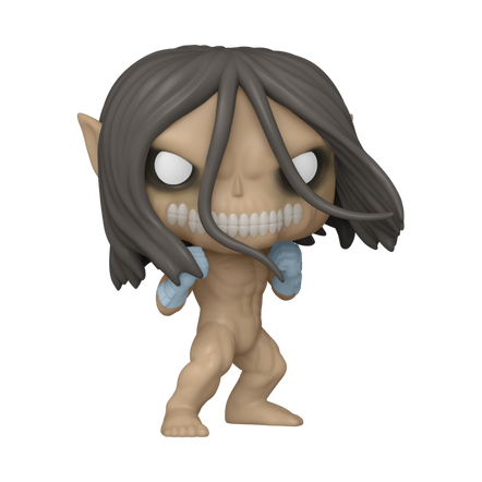 Funko POP! Animation: Attack on Titan Eren Jaeger 4.6-in Glow-in-the-Dark Vinyl Bobblehead Figure Exclusivité Games Zone